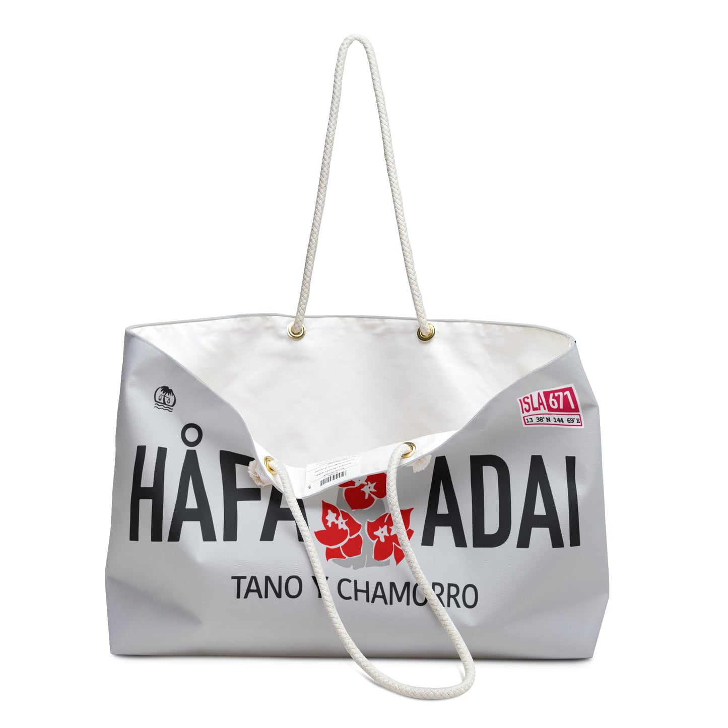 GUAM License Plate - Beach Tote