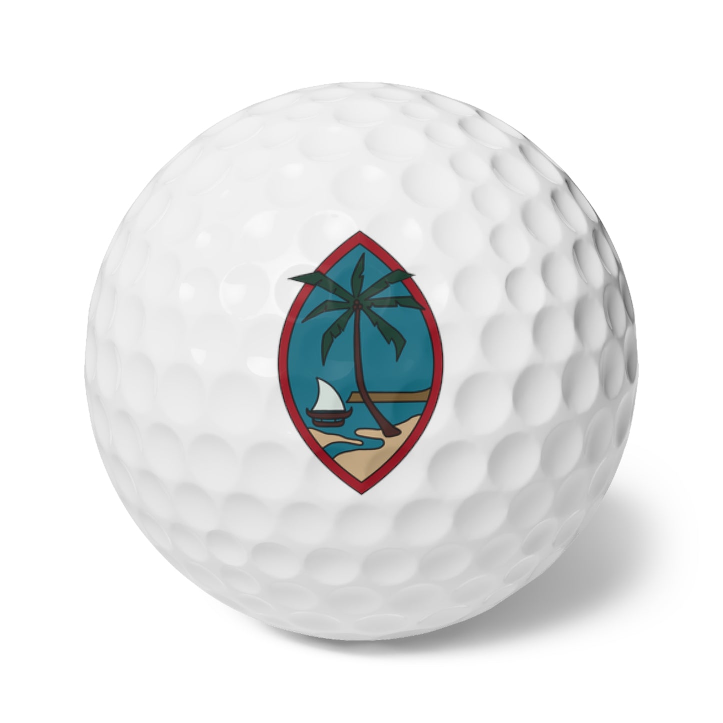 Guam - Golf Balls, 6pcs