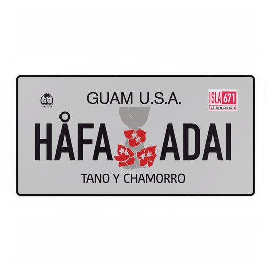 GUAM License Plate - Desk Mats