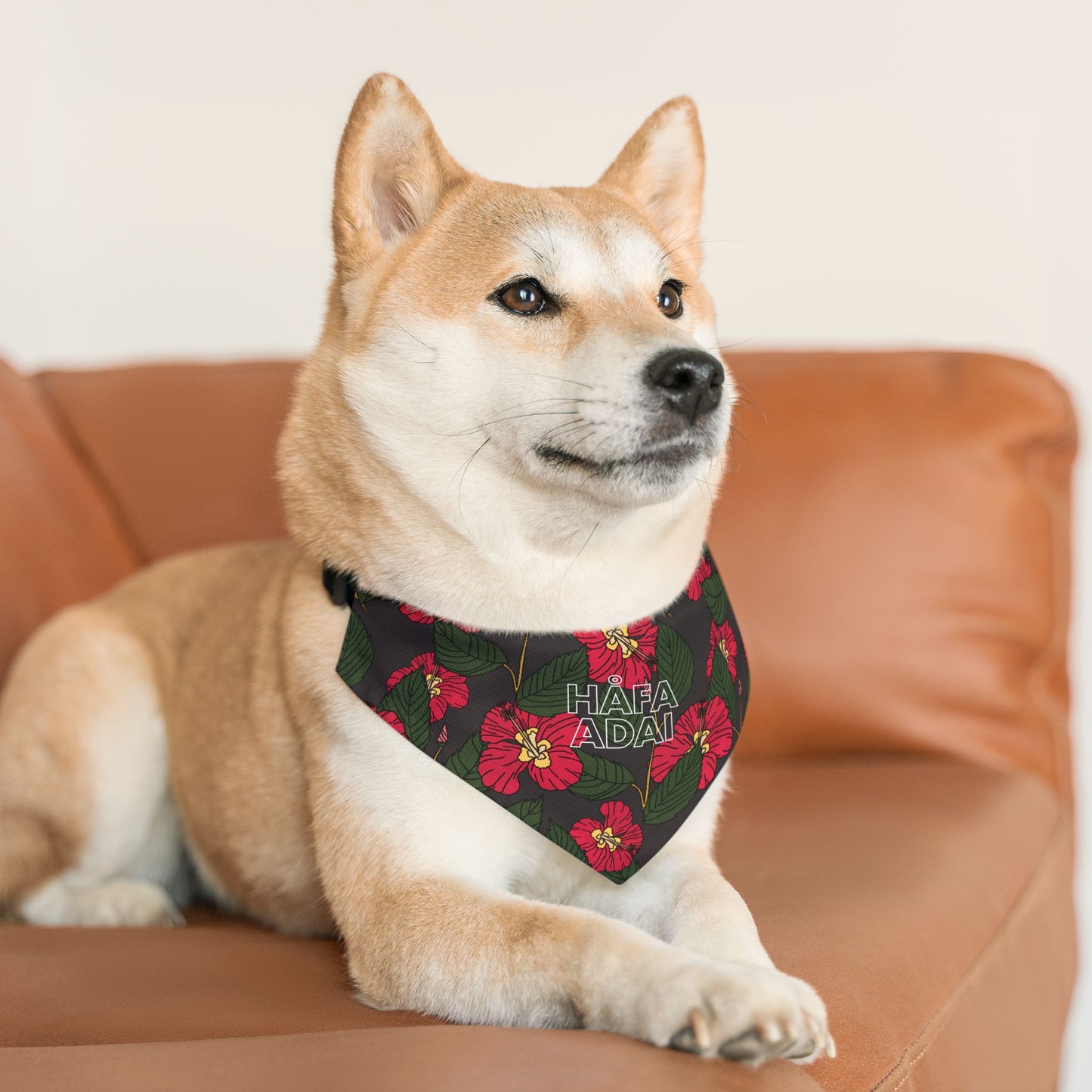 Hibiscus - Pet Bandana Collar