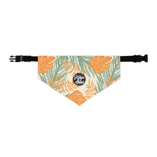 Orange & Green - Pet Bandana Collar