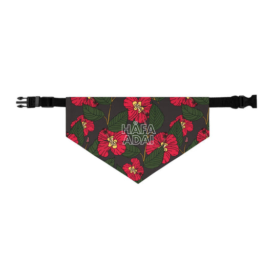 Hibiscus - Pet Bandana Collar