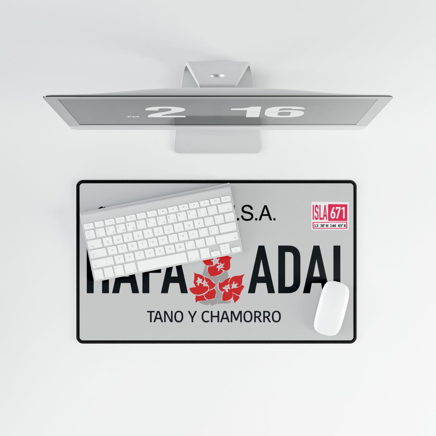 GUAM License Plate - Desk Mats