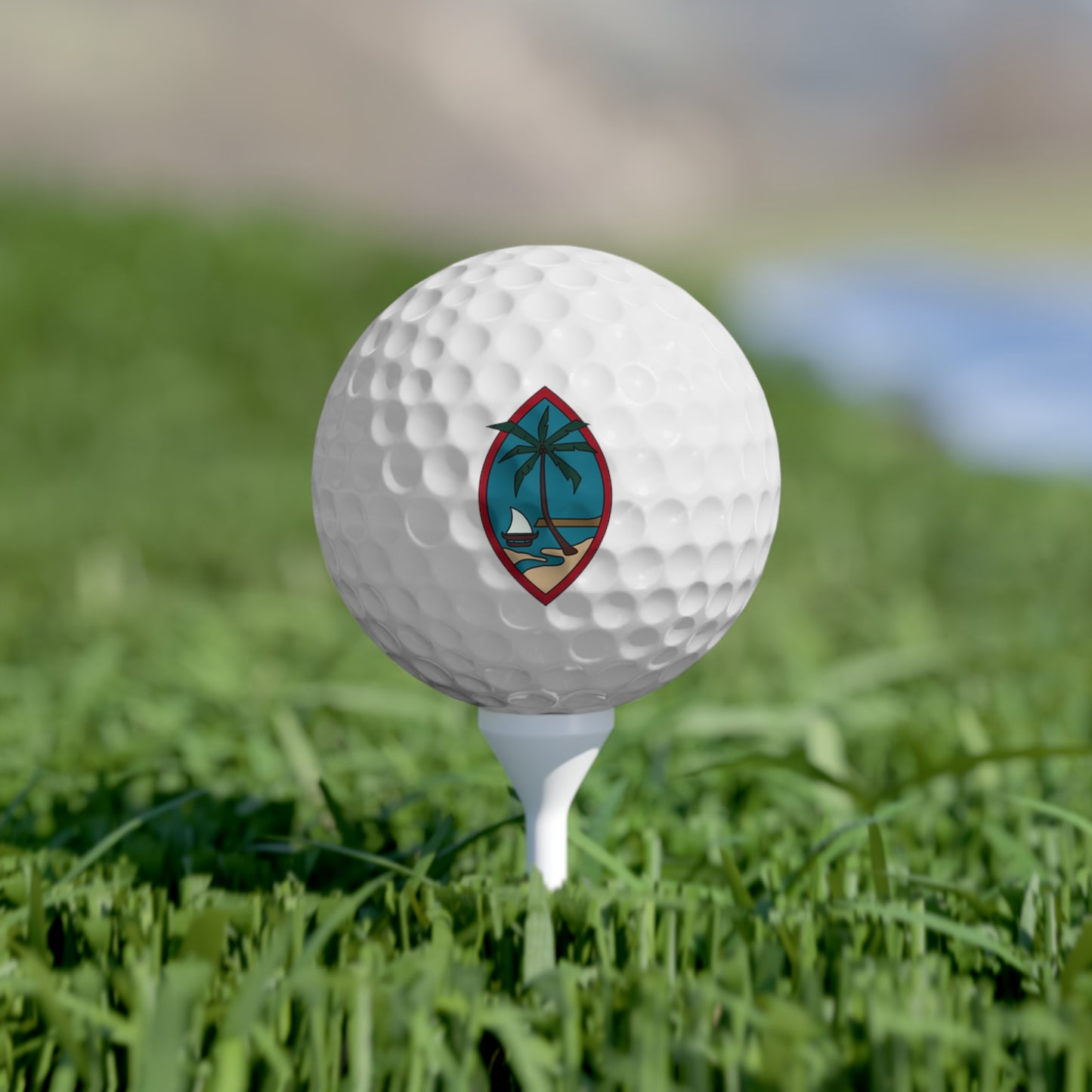 Guam - Golf Balls, 6pcs