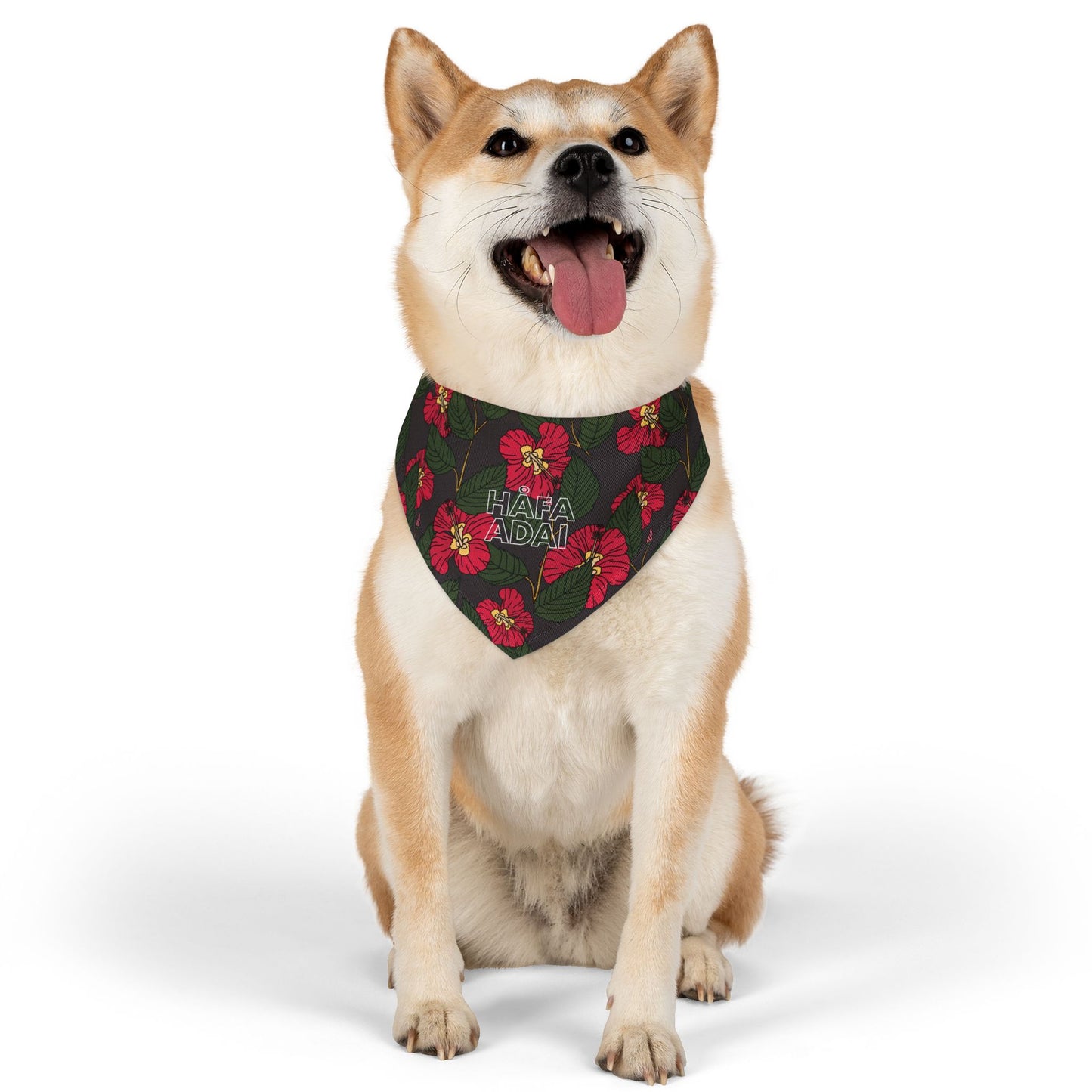 Hibiscus - Pet Bandana Collar